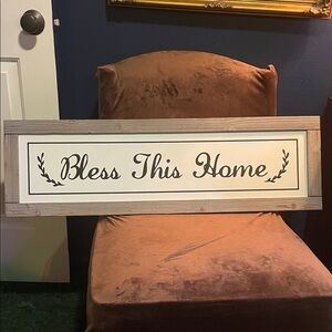 Hobby Lobby Bless This Home Sign - Black and White